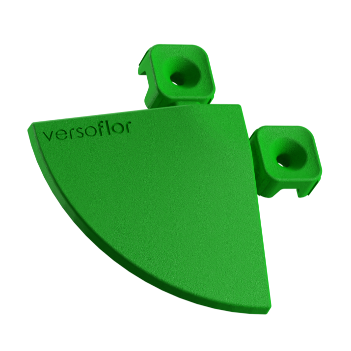 Versoflor Interlocking Floor Tile Corners - Bright Green Edges and Corners Versoflor