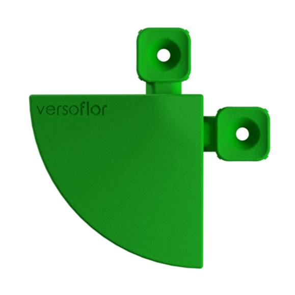 Versoflor Interlocking Floor Tile Corners Edges and Corners Versoflor Bright Green