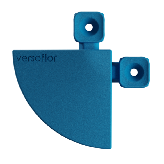 Versoflor Interlocking Floor Tile Corners Edges and Corners Versoflor Light Blue