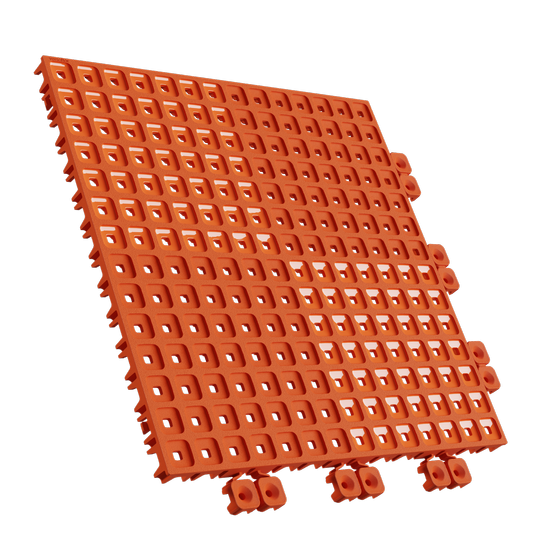 UPFLOR® - Pumpkin Orange (pack of 9) Tiles - Upflor versoflor-ltd
