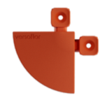 Corners - Pumpkin Orange Edges and Corners Versoflor