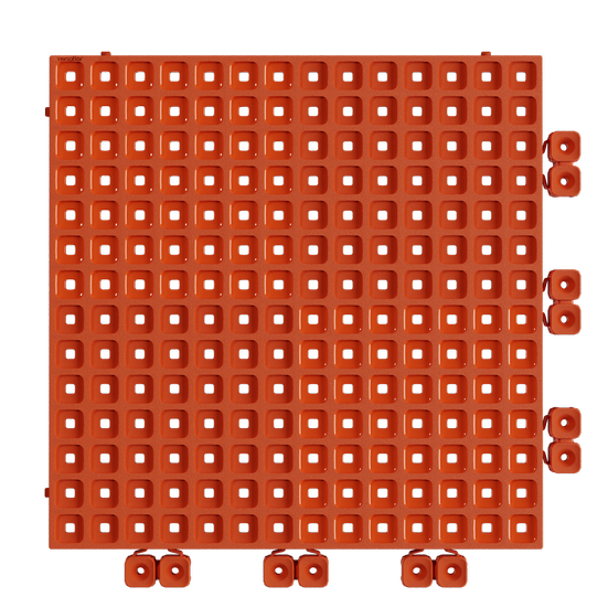 UPFLOR® - Interlocking Floor Tiles Tiles - Upflor Versoflor Pumpkin Orange