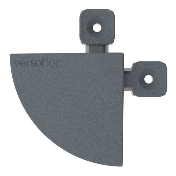 Versoflor Interlocking Floor Tile Corners Edges and Corners Versoflor Dark Grey