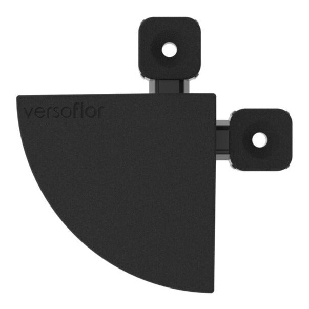 Versoflor Interlocking Floor Tile Corners Edges and Corners Versoflor Charcoal Black